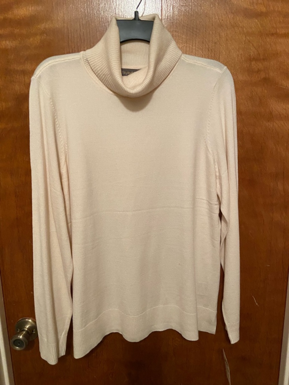NWT Cream Turtleneck Sweater